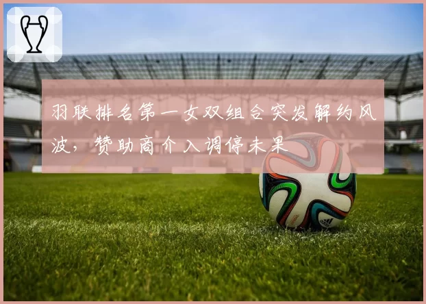 羽联排名第一女双组合突发解约风波,赞助商介入调停未果